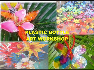 Plastic Bottle Art workshop 